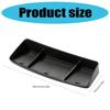 Dashboard Storage Box Behind Screen Organizer ABS+PVC Dashboard Organizer Car Storage Solution Easy To Use for Vehilces