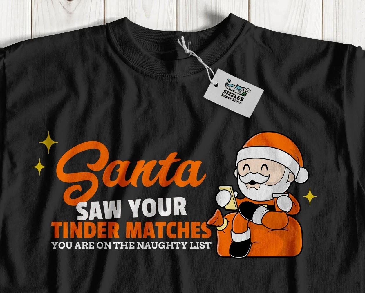 Unisex Funny Online Dating T-Shirt Tinder Dates And Single Friend Gifts XL