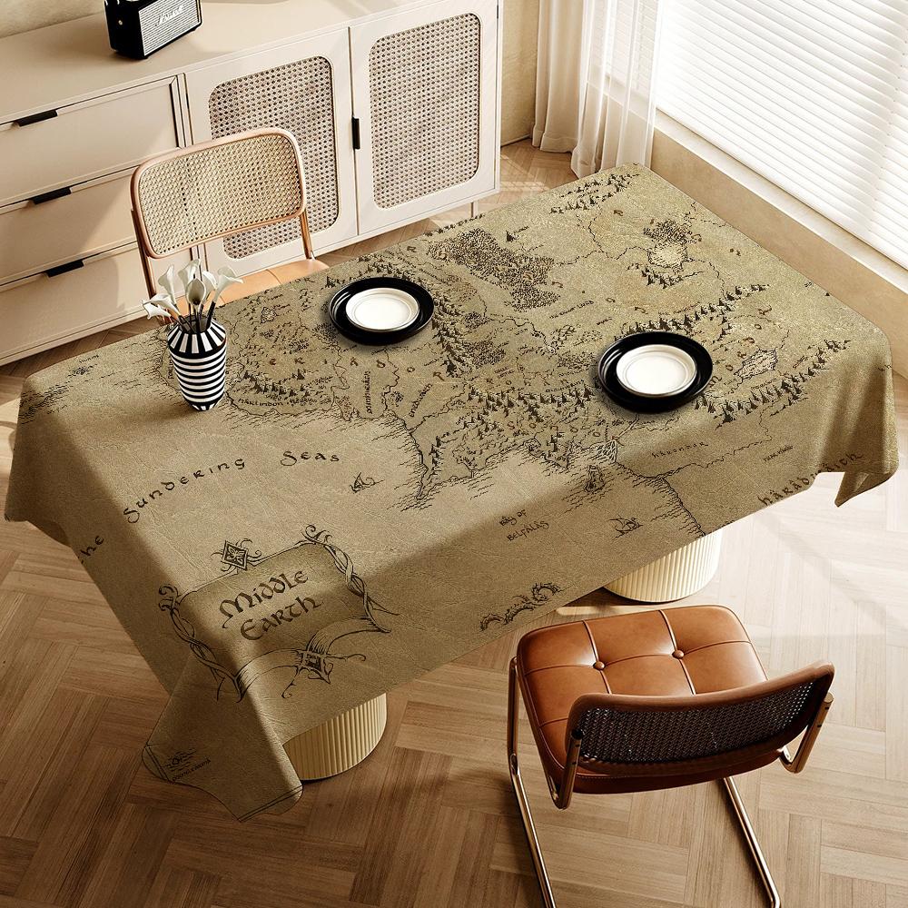 L-Lords Game Rings Home Tablecloths Dining Decoration And Rectangular Table Accessories Waterproof Cloth Anti-Stain
