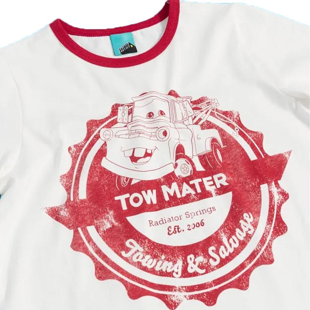 Cars Unisex Adult Towing And Salvage Tow Mater Ringer T-Shirt