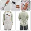 Breathable Waterproof Canvas Apron for Eyelash Extensions and Manicures