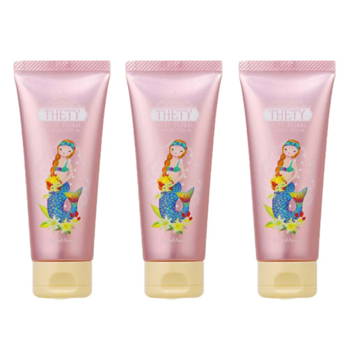 Set of 3 THETY Hand Creams, Sealand Puuno Hand & Nail Creams, 65g, with Box, Perfect for Hands, Wet Work, Hairdressers, Rough Skin, Chapped Skin, Gift