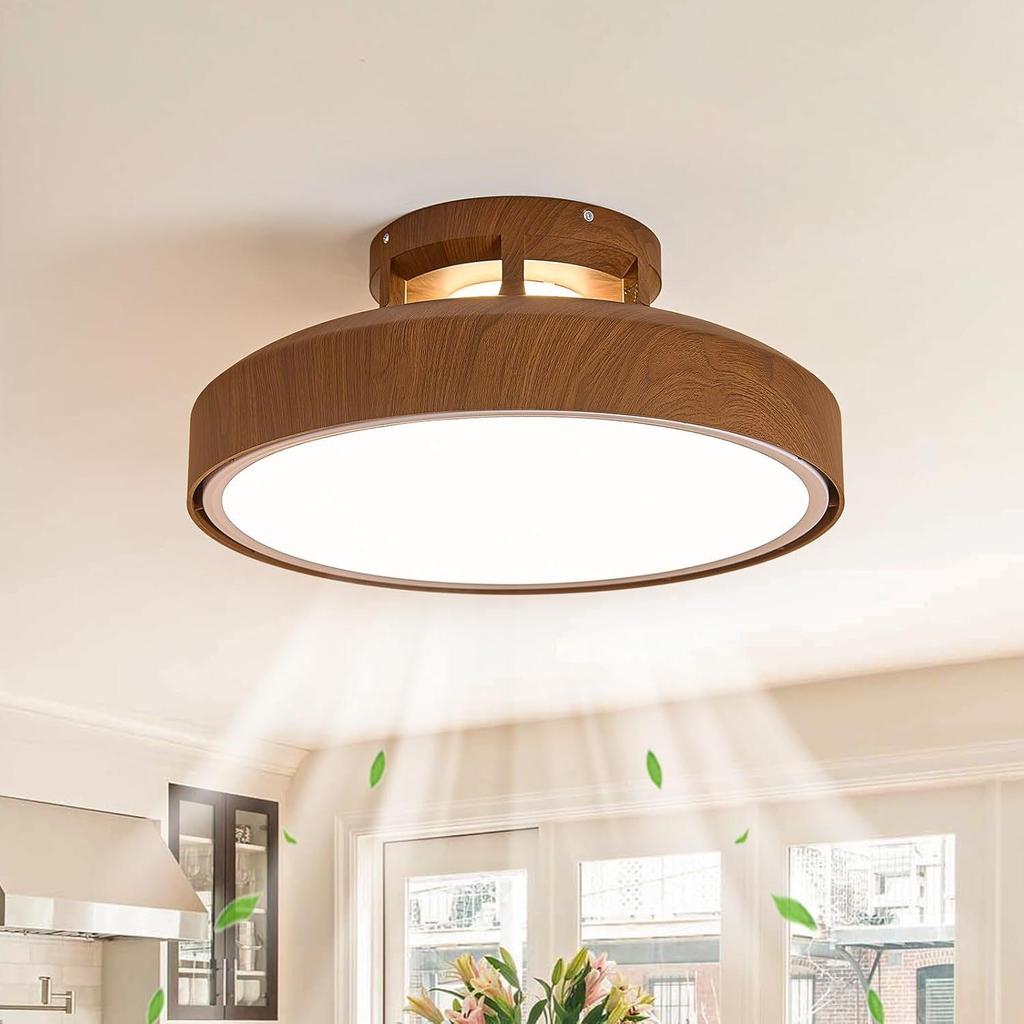 2026 New Model Bladeless Ceiling Fan Light: Invisible, Silent, Eye-Protective, Wide Voltage for Bedroom