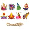 Diwali Hanging Pendant Ornament,DIY Decorating for Family/Friend/Colleague/couples,Outdoor Indoor Party,Indian Party Decorations