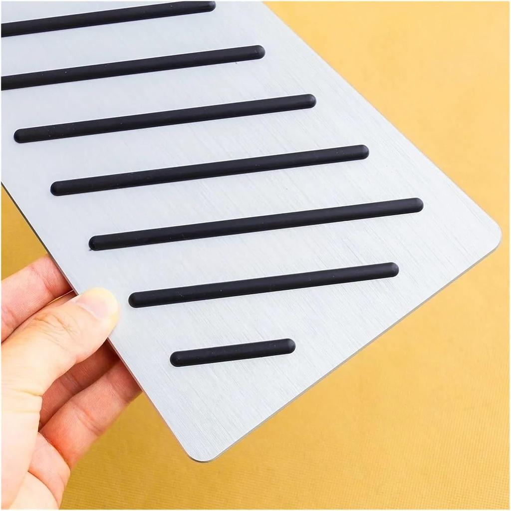 2022-2025 Compatible with Toyota RAV4 Venza Lexus NX250 NX350 NX450h+ Black Silver Foot Rest Footrest Brake Gas Pedal Pad Cover Accessories(Silver)