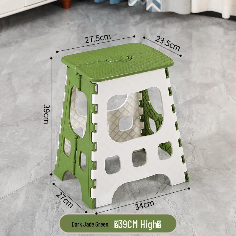 Foldable Thickened Multi-Use Stool: Fishing, Outdoor, Dining, Plastic/High/Low