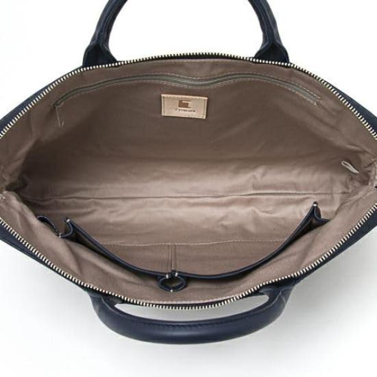 Tryon SA112 Resmi Evrak Çantası, İnce Körük, Hakiki Deri, A4 Boyutu, Geniş Kapasite, 13 inç PC'lere Uygun, Erkek, Koyu Gri