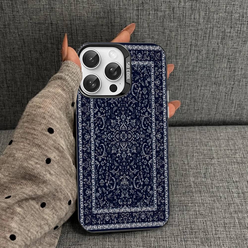 Retro Persian Printed Phone Case For IPhone 17Air 16 15 14 13 12 11 Pro Max Plus Color Anti Fall Cover