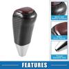 Gear Shift Knob Stick Shifter for Toyota Land Cruiser 2016- Black Brown