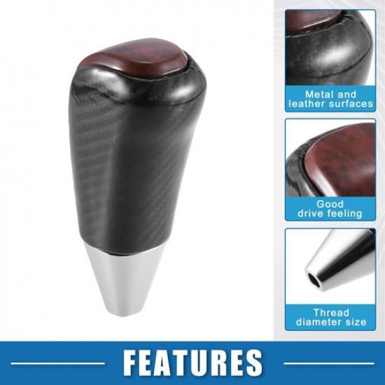 Gear Shift Knob Stick Shifter for Toyota Land Cruiser 2016- Black Brown
