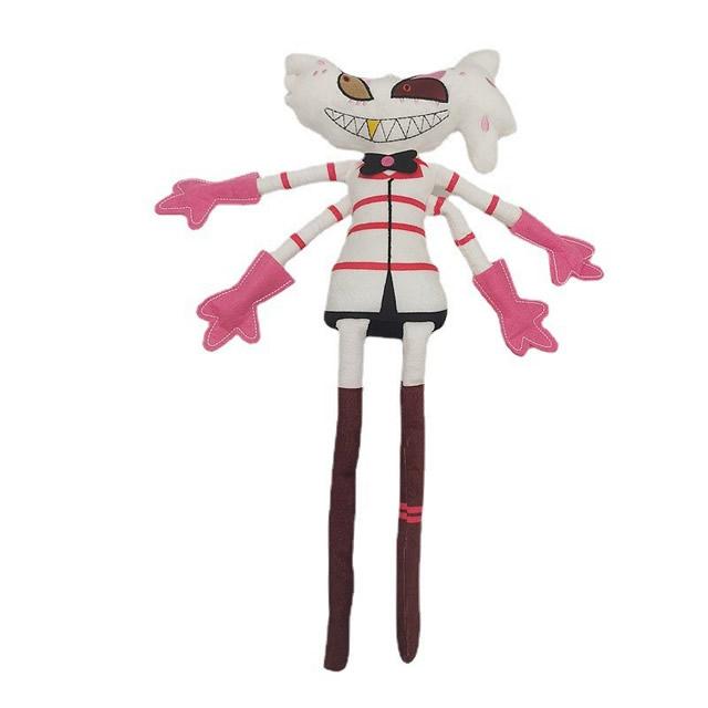45CM New The Amazing Hazbin Hotel Alastor Anime Cartoon Plush Toys Peripheral Plush Stuffed Doll Christmas Gift Birthday Gift