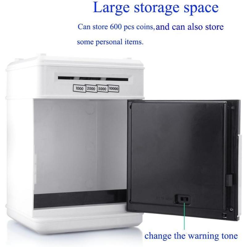 Piggy Bank for Kids, Electronic Password Piggy Bank Kids Safe Bank Mini ATM Piggy Bank Toy for 3-14 Year Old Boys and Girls