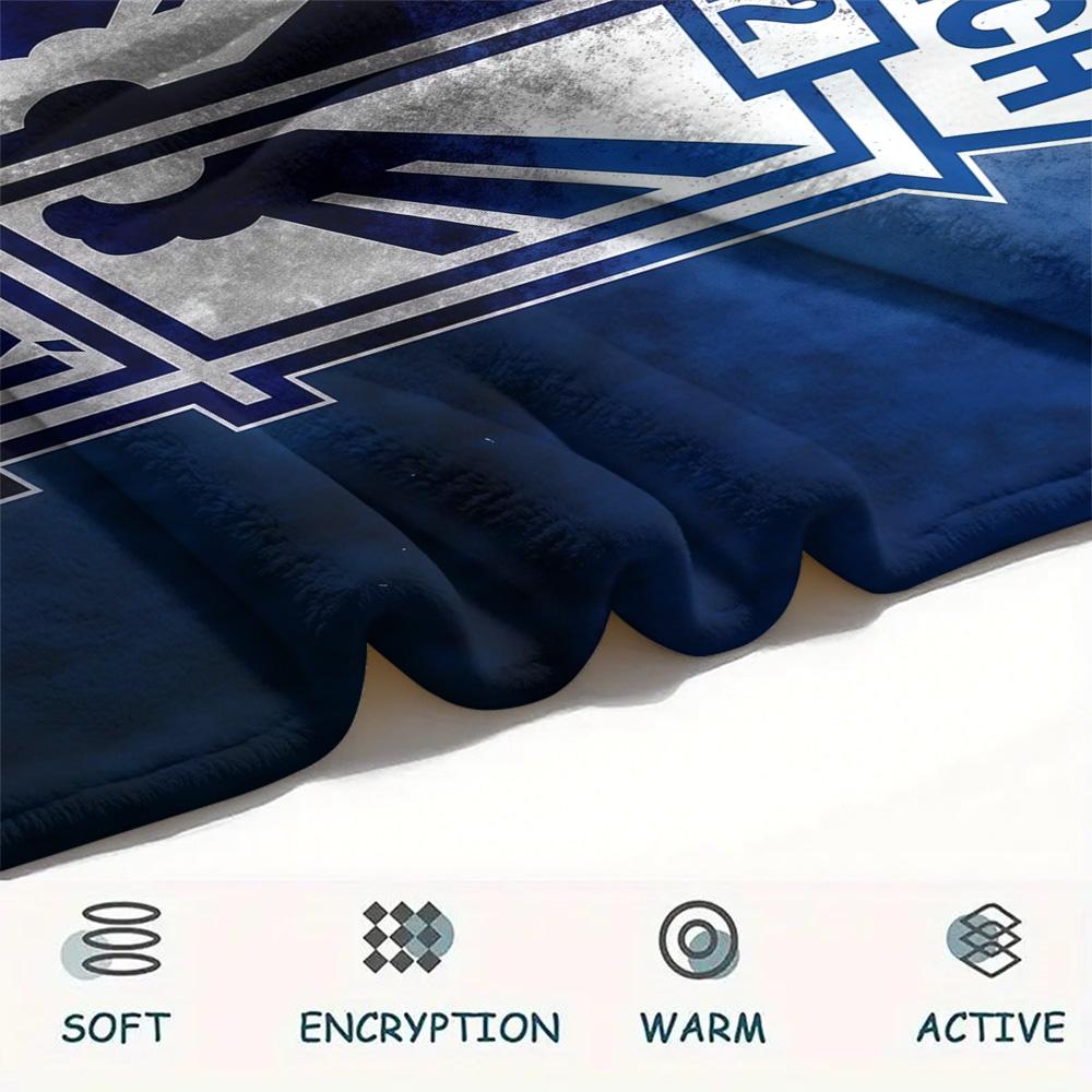 Lech Poznan Flannel Blanket, High quality Comfortable for All Seasons, Home Decor, Warmth and Comfort