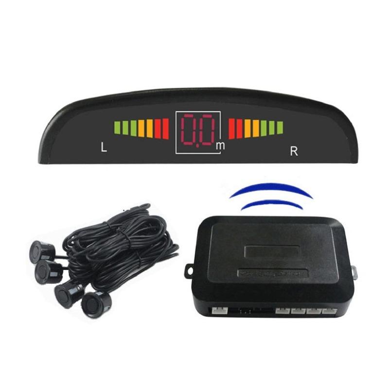 Wireless Car Auto Parktronic LED Parking Sensor with 4 Sensors Reverse Backup Car Parking Radar Monitor Detector System Display