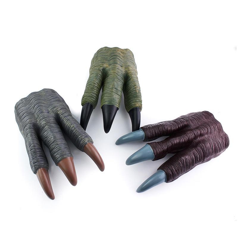 Jurassic Paw Gloves Model Toy Tyrannosaurus Rex Puppet Simulation Rubber Prop