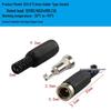 DC 5.5 X 2.5 Plug To 3.5MM Male and 2.1 Round Female Socket Wire Connector