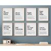 Funny Definition Print Black and White Quotes Canvas Painting Office Desk Accessories Coworker Gift Home Office Wall Decor