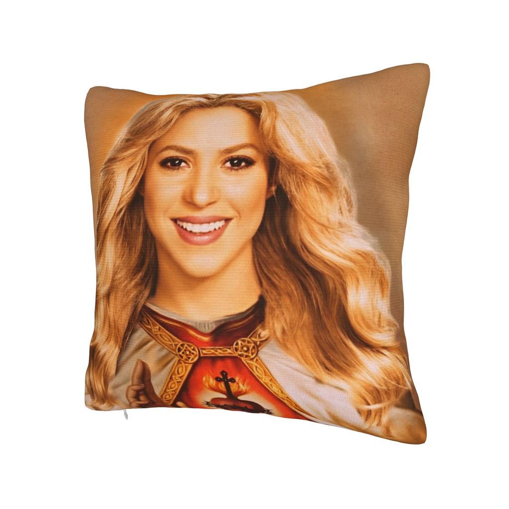 Singer Shakira Pillowcase Doublesided Printing Polyester Cushion Cover Decorative  Throw Pillow Case Cover Home Square cm
