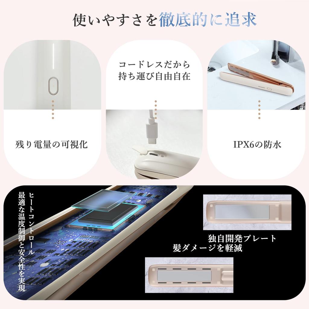 Kiboer Ultrasonic Treatment Hair Hair Hair Quality Deep Treatment Shiny 1MHz Far LED Hair Hair Damage Visible Battery IPX6 Professional Hair Day White