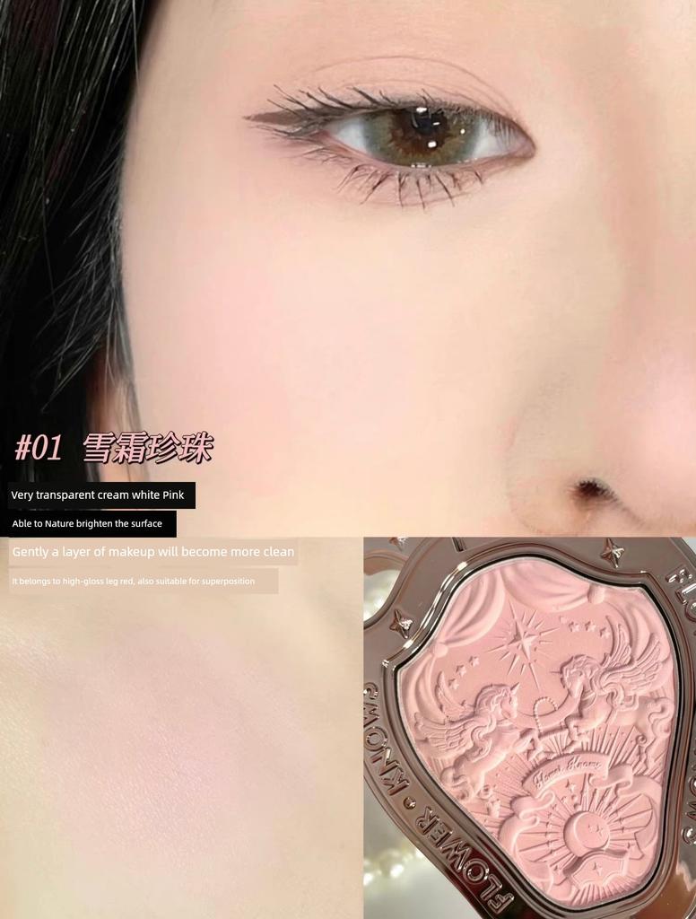 New Angel! Flower Know Little Angel Milk Pastry Blusher Expansion Atmosphere Concealer New Embossed Blush