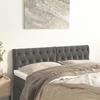 VidaXL 2x Headboards Bedroom Furniture Bed Accessories Single Bed Heads Interior Bed Frame Heads Dark Grey 346349