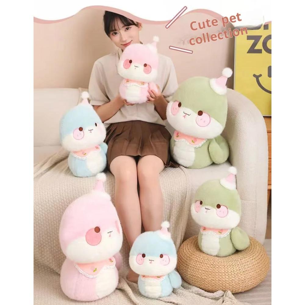 Anime Snake Doll Plush Toy 28/32cm Cute Stuffed Soft Doll for Kids Ideal Christmas & Thanksgiving Gift