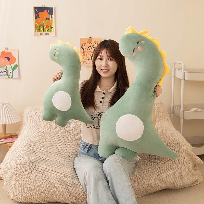 Cute Long Giraffe Dinosaur Little Lamb Doll Plush Toy Doll Girl Clips Legs and Sleeps with Pillow