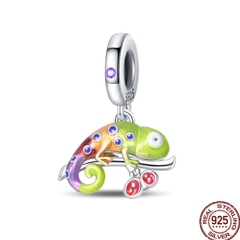 Copper Spring Luminous Insect Butterfly Series Flower Element Gift Beads Suitable For Pan Original Bracelet