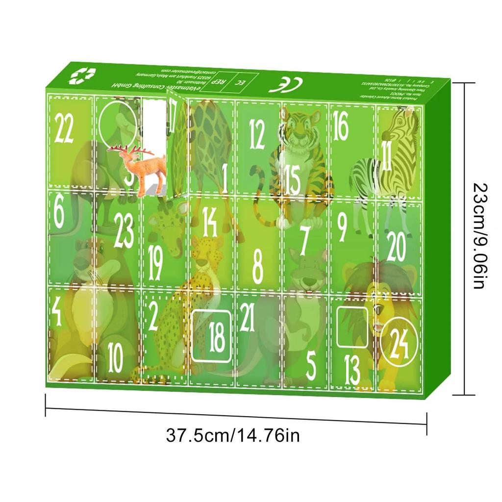 Analog Timer with Alarm Advent Calendar For Christmas 24 Days Countdown Calendar 24 Pcs Assorted Cute Kitchen Timer Mechanical