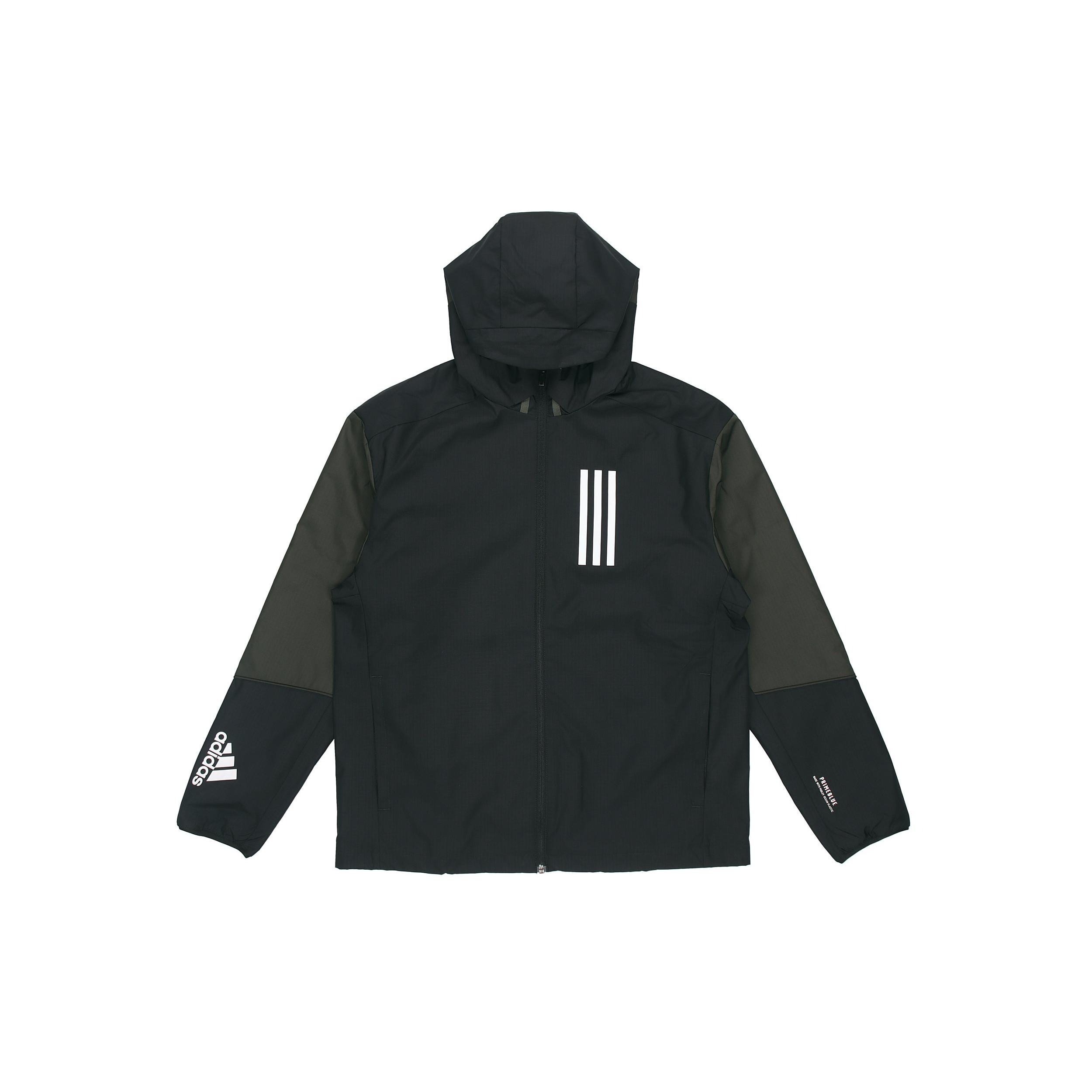 adidas WND Casual Sports hooded Windproof Jacket Black Men s GF4023 M