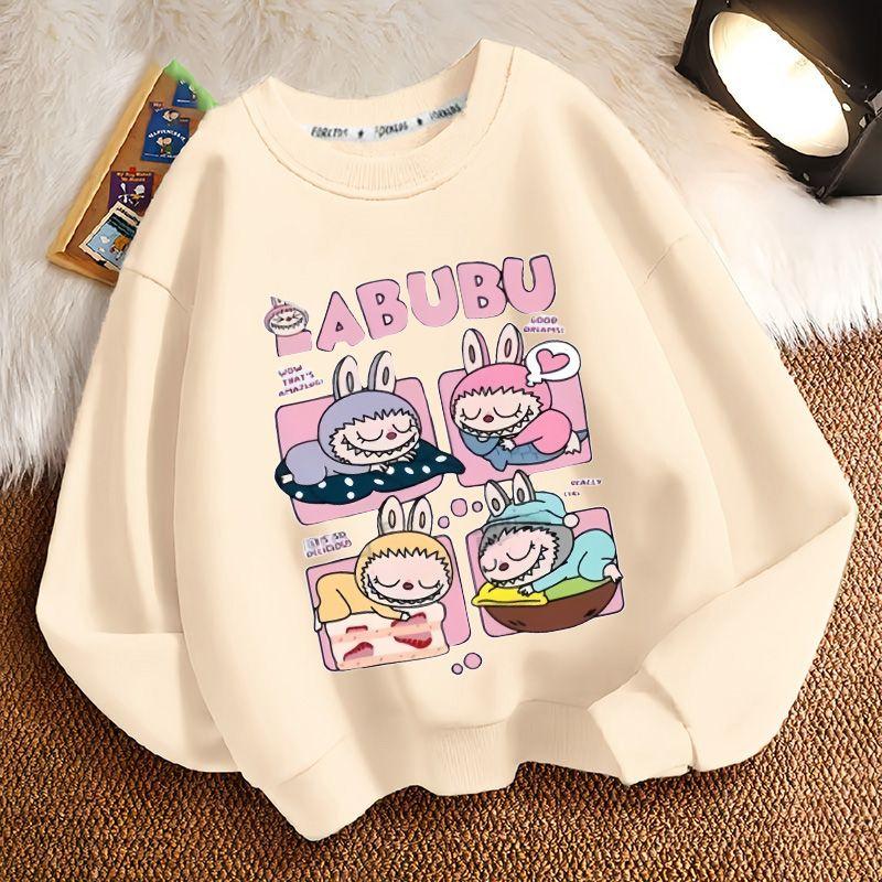 

Children s Fashion Sweatshirts for Autumn and Winter: Loose Long-sleeved Sweatshirts for Boys and Girls 160
