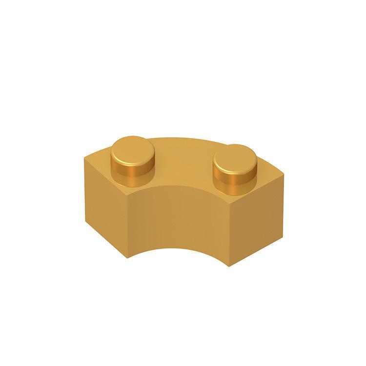 20PCS MOC Parts 3063 85080 Brick Round Corner 2x2 maccheroni mattoni compatibili fai da te Assmble Building Blocks particella Ki