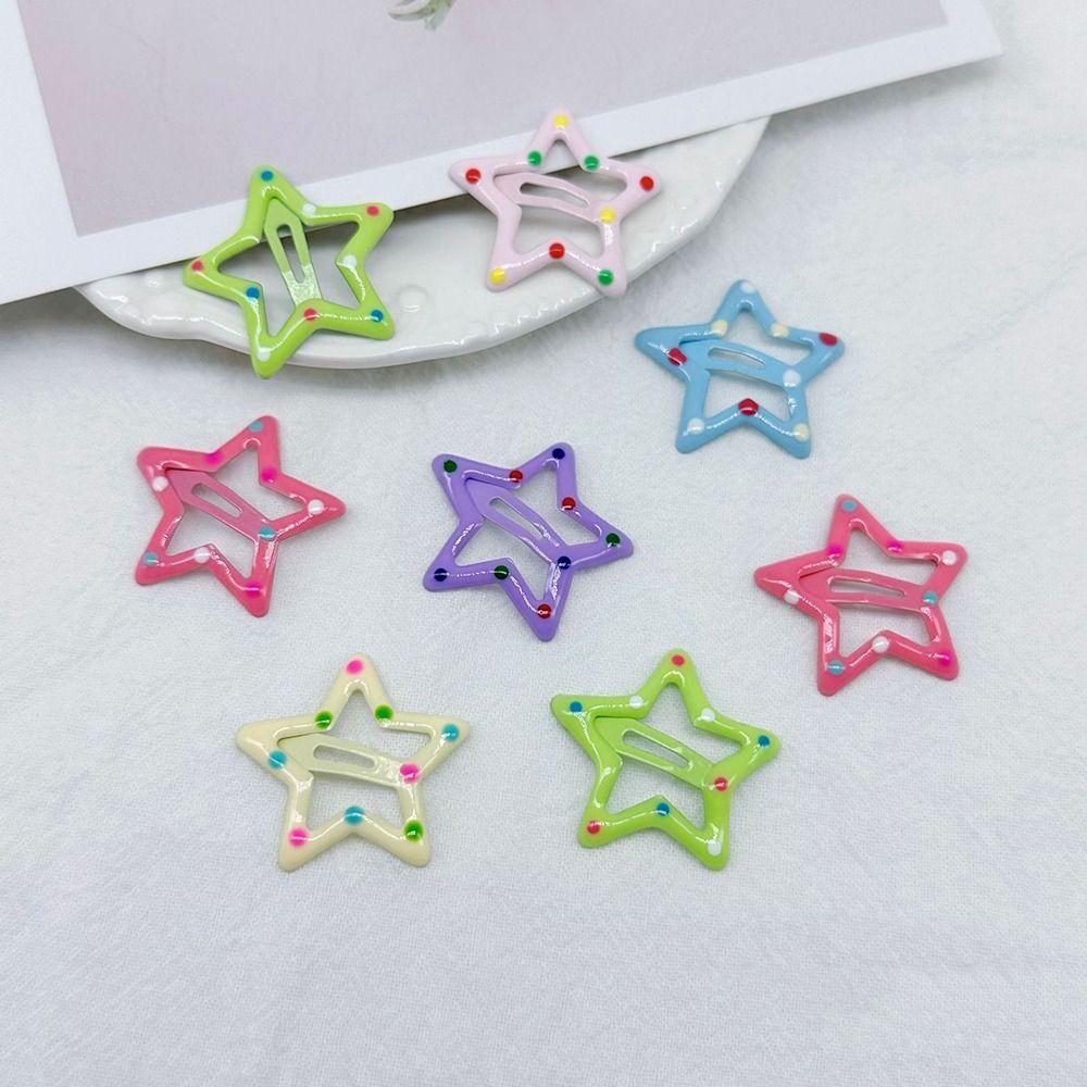 

Hair Barrettes Korean Style Hairpins Star Hairpin Set Female Hair Accessories Metal Hair Clips