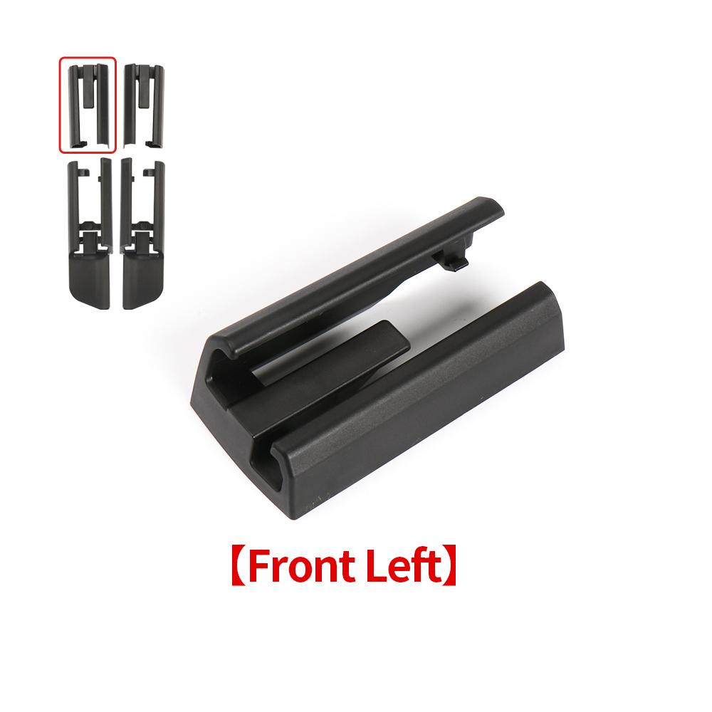 Black ABS Car Seat Rail Trim Cover Sliding Track Bonnet Front Rear Left Right For BMW G30 G11 G12 F15 F16 5 7 Series