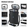 Leakproof Wine Carrier Insulated Wine Gift Tote Double Zipper Wine Cooler Bag  Wine Tasting