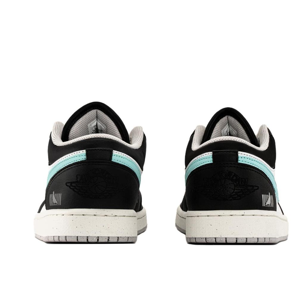 Jordan Air Jordan 1 Abrasion Resistant Breathable Abrasion Resistant Breathable Low top Vintage Basketball Shoes Unisex FQ7687-300(TeamA-)