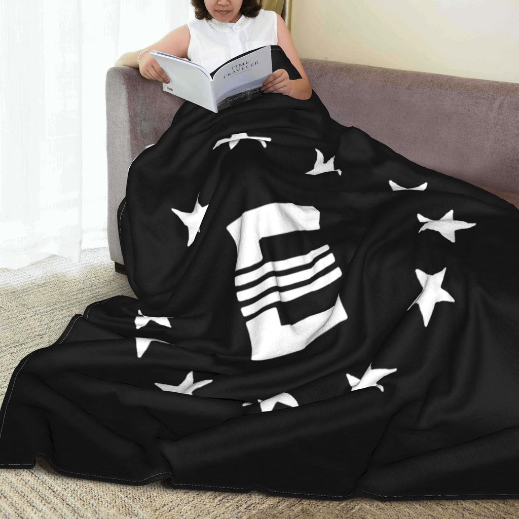 Fallout Enclave Flag Blanket Warm Flannel Sofa Throw Blanket for Home Bedroom Office Throws Bedspread Quilt