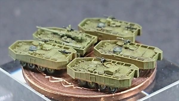 Firestarter 1/700 Modern American Stryker Set 3 Slat Armor Resin Kit FS-MUS15 (Combat Vehicle)