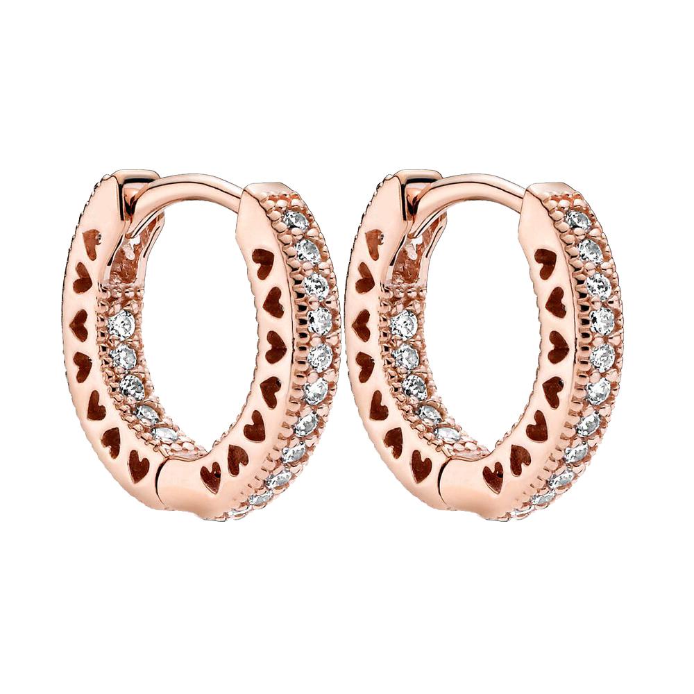 S925 Sterlingo Sidabro Žėrintys Dvigubi Lankeliai Auskarai Moterims Madingi Papuošalai Gimtadienio Motinos Diena Dovanos