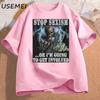 Funny Skeleton Tshirt Cotton Tshirts Casual Short Sleeve Unisex Clothes Printed Skull Graphic T Shirts Oversized Unisexs Clothing