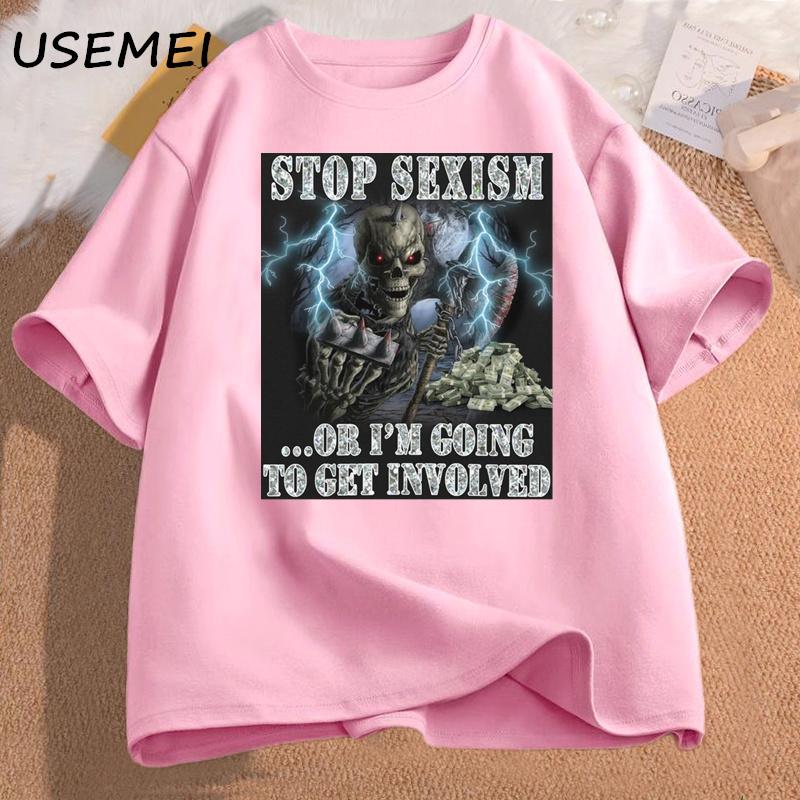 Funny Skeleton Tshirt Cotton Tshirts Casual Short Sleeve Unisex Clothes Printed Skull Graphic T Shirts Oversized Unisexs Clothing