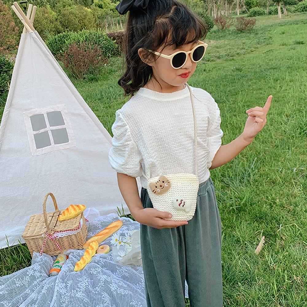 Small Lovely Fruit Cute Cartoon Children's Straw Bag Bohemian Wallet Woven Korean Style Handbag