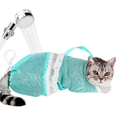 Nastavitelná mycí taška pro kočky pro koupání bez stresu - Ochranná taška proti poškrábání