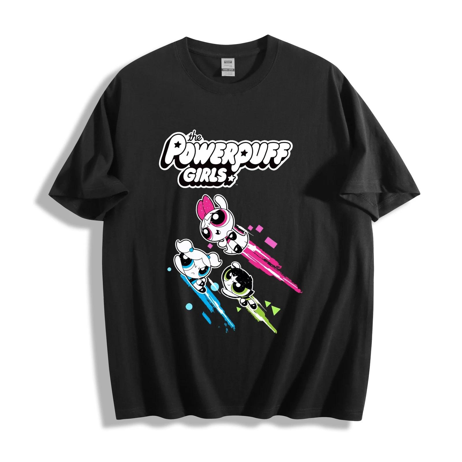 The Powerpuff Girls Flying Action T-Shirt M