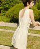 Lady Volume Torchon Lace Dress_White