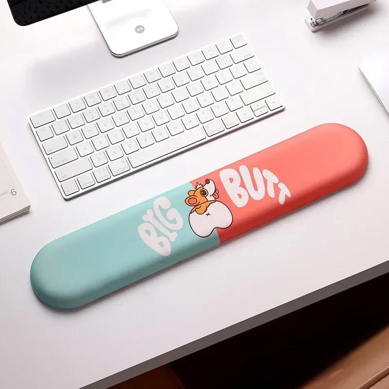 Anime Kawaii Mouse Pad Keyboard Wrist Rest Support Gel Silicone  Anti Slip 3D Cute Dog Computer Laptop Office Gaming Mousepad