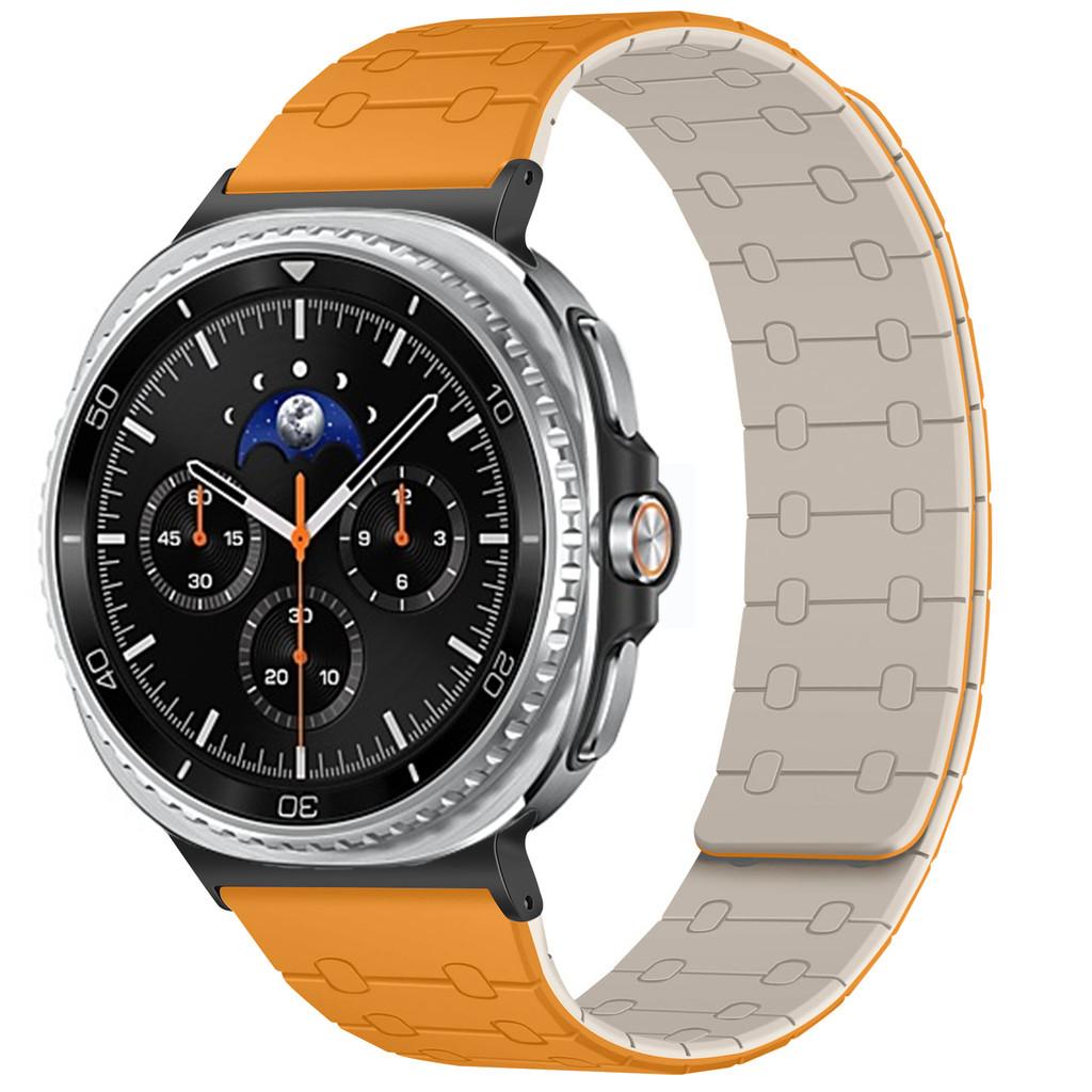 Magnetic Silicone Band for Samsung Galaxy Watch 8 40mm 44mm 8 Classic 46mm Sport Strap for Galaxy Watch Ultra 47mm 2025 Bracelet