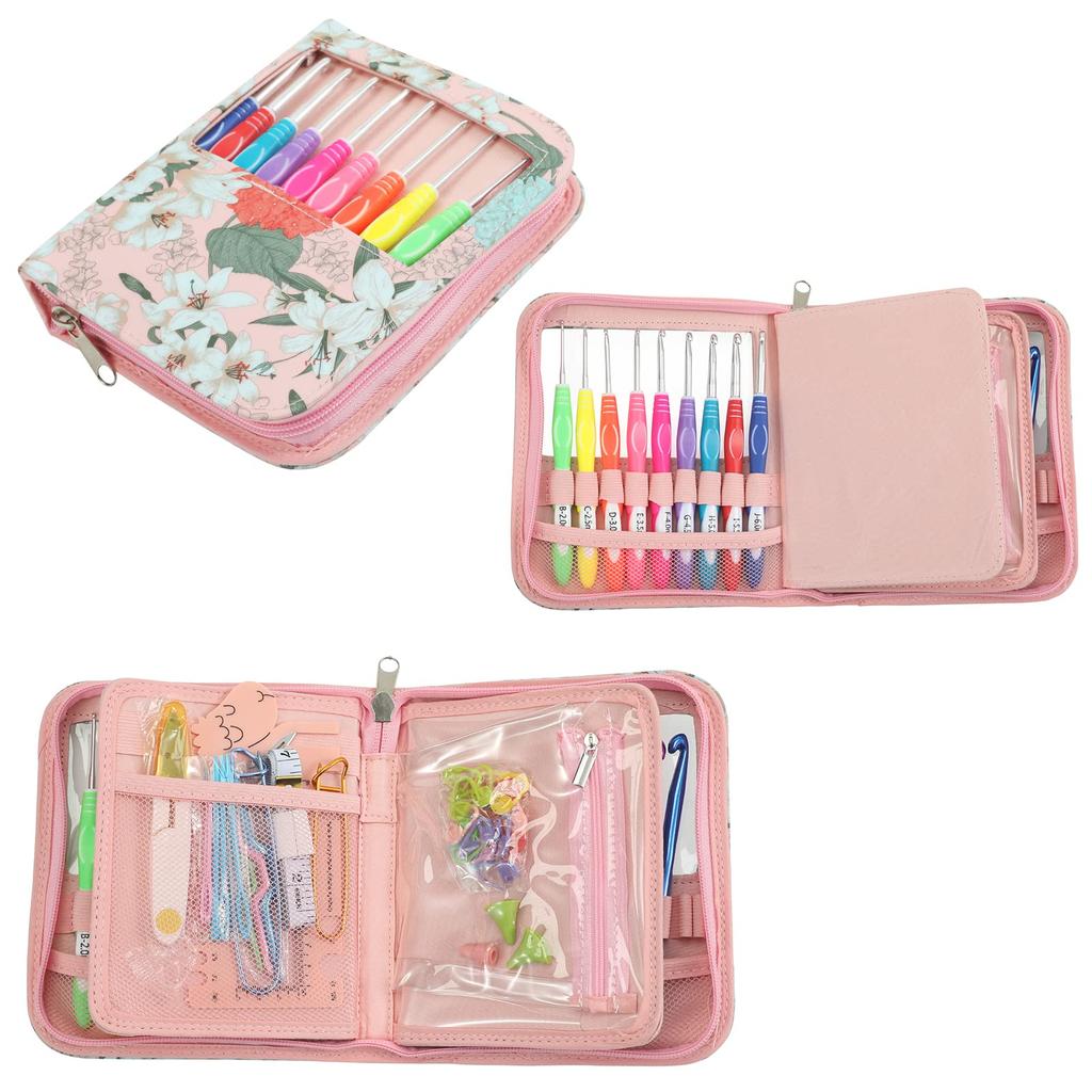 Crochet Knitting 22 Lace Knitting Basic Row Ring Knitting Tape Stitch Yarn Needle D&D Hooks, Needles, Needles, 61-Piece Set, Handicrafts, Knitting,