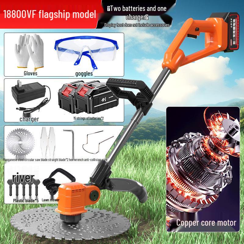 CHUANGYI Akumulatorowa Kosiarka Elektryczna do Małych Ogrodów i Pielenia