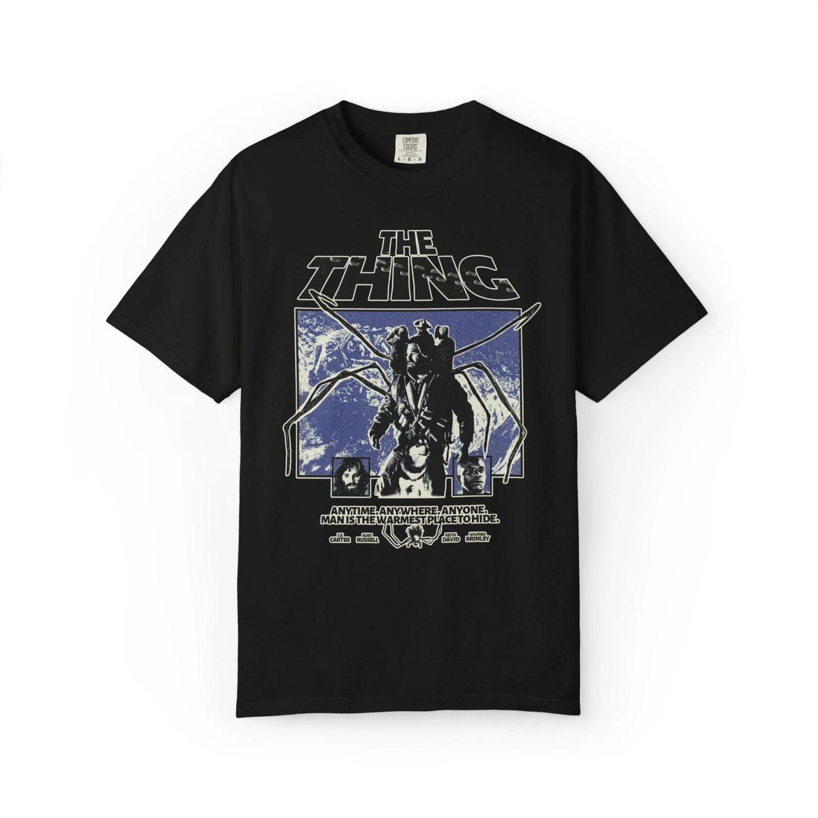 The thing vintage horror movie graphic tshirt, vintage movie shirt S